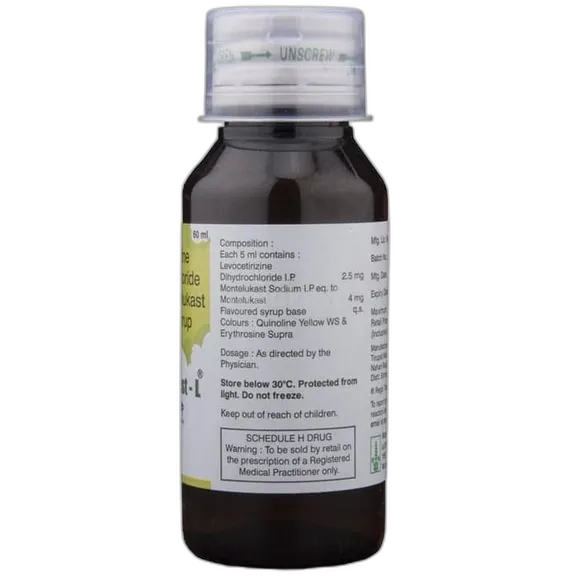 telekast l kid syrup 60 ml